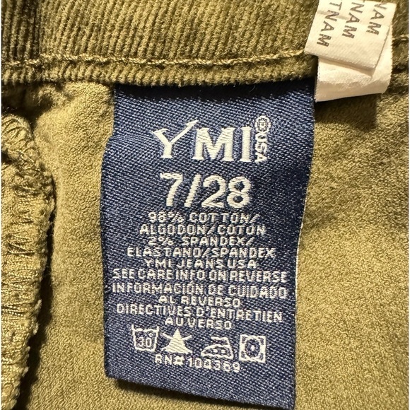 YMI Jeans Corduroy Mini Skirt size 7/28 - Picture 4 of 6